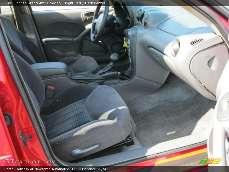 Bright Red / Dark Pewter 2002 Pontiac Grand Am SE Sedan