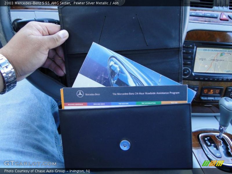 Pewter Silver Metallic / Ash 2003 Mercedes-Benz S 55 AMG Sedan