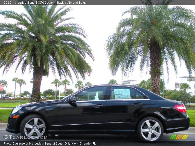 Black / Almond Beige 2010 Mercedes-Benz E 350 Sedan