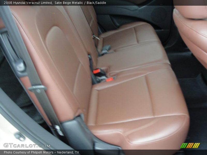 Satin Beige Metallic / Black/Saddle 2008 Hyundai Veracruz Limited