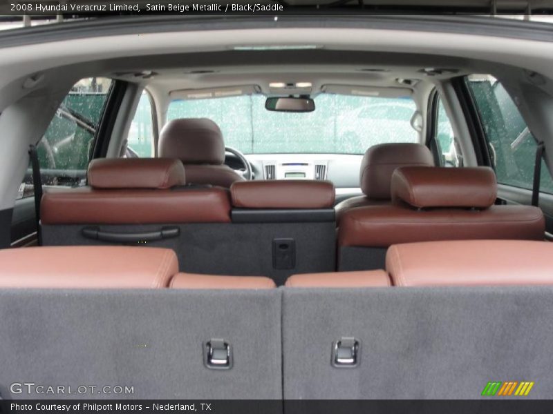 Satin Beige Metallic / Black/Saddle 2008 Hyundai Veracruz Limited