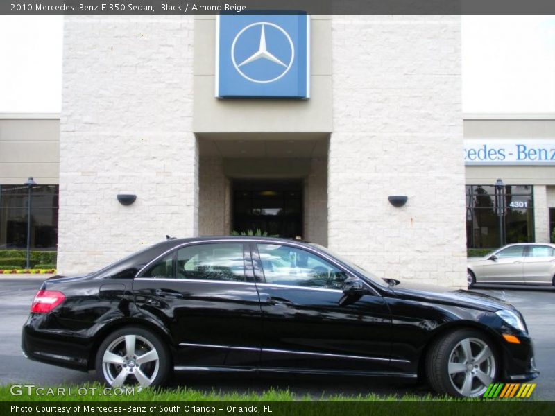 Black / Almond Beige 2010 Mercedes-Benz E 350 Sedan
