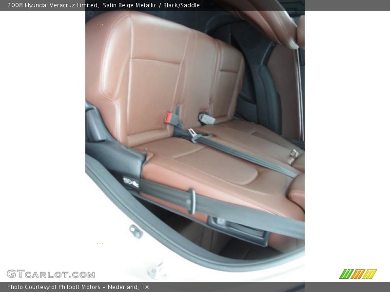 Satin Beige Metallic / Black/Saddle 2008 Hyundai Veracruz Limited