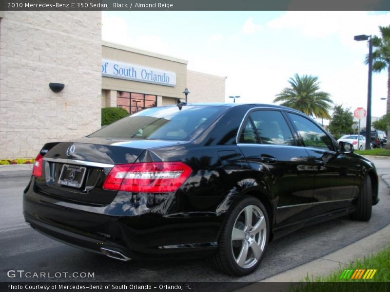 Black / Almond Beige 2010 Mercedes-Benz E 350 Sedan