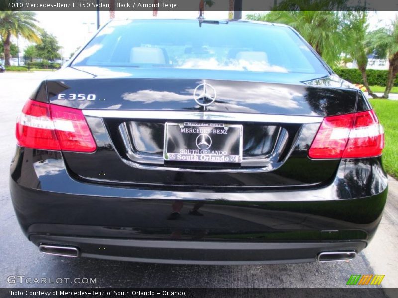 Black / Almond Beige 2010 Mercedes-Benz E 350 Sedan