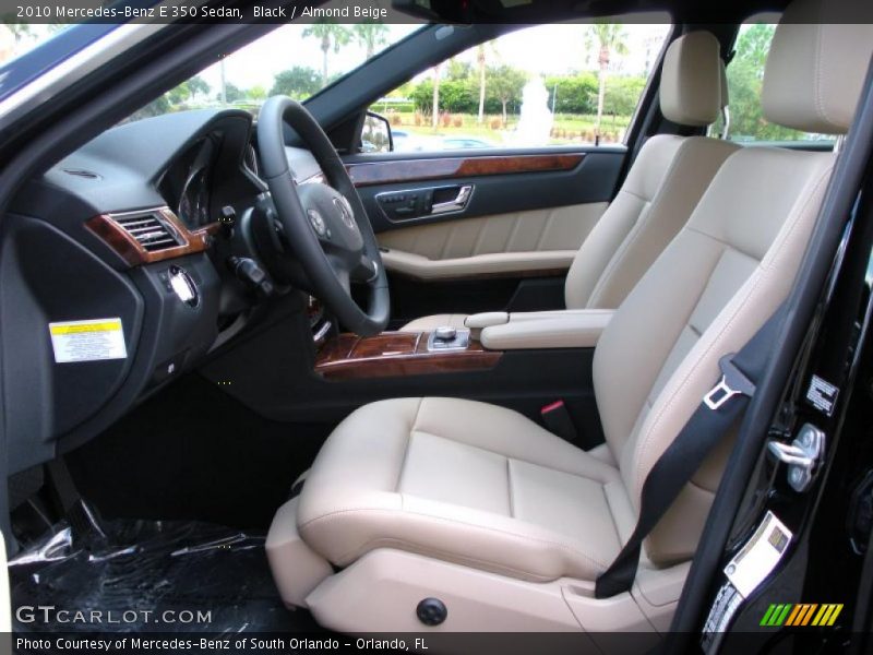 Black / Almond Beige 2010 Mercedes-Benz E 350 Sedan