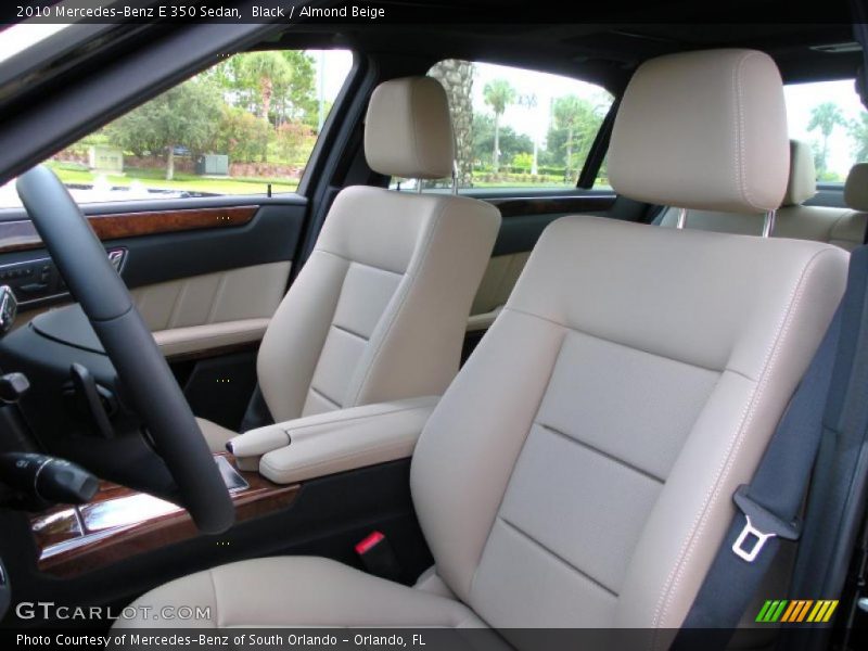 Black / Almond Beige 2010 Mercedes-Benz E 350 Sedan