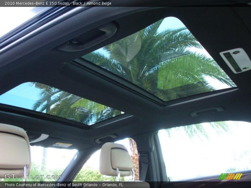 Black / Almond Beige 2010 Mercedes-Benz E 350 Sedan