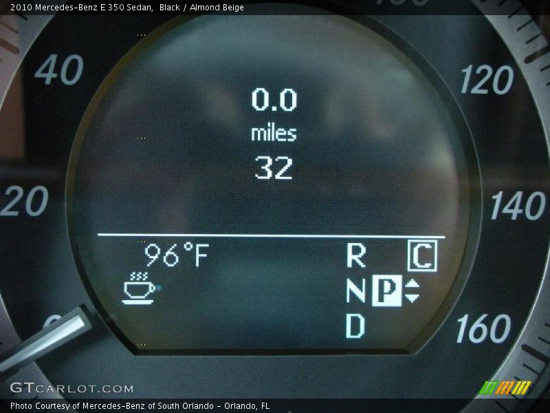 Black / Almond Beige 2010 Mercedes-Benz E 350 Sedan