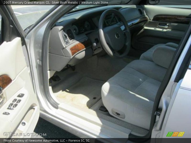 Silver Birch Metallic / Medium Light Stone 2007 Mercury Grand Marquis GS