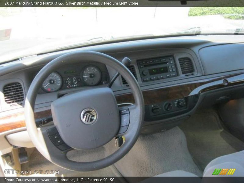 Silver Birch Metallic / Medium Light Stone 2007 Mercury Grand Marquis GS