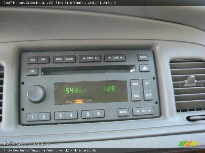 Silver Birch Metallic / Medium Light Stone 2007 Mercury Grand Marquis GS
