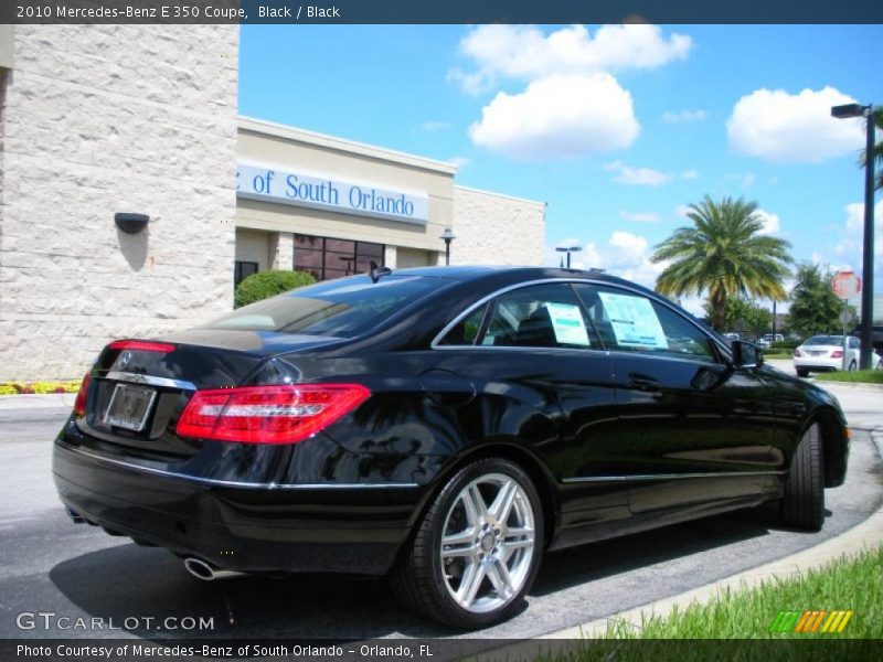 Black / Black 2010 Mercedes-Benz E 350 Coupe