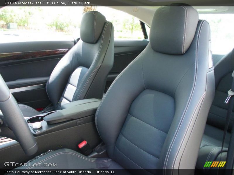Black / Black 2010 Mercedes-Benz E 350 Coupe