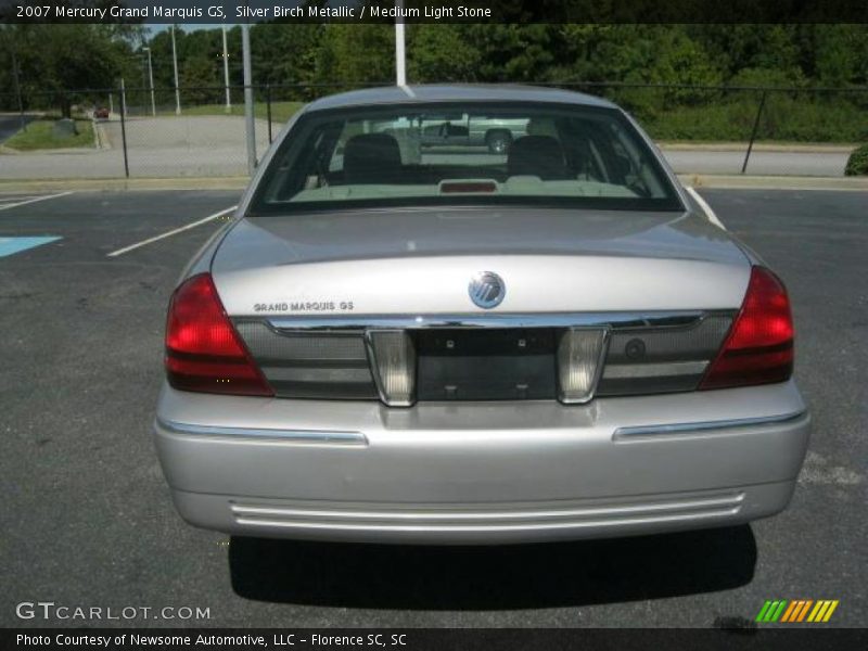 Silver Birch Metallic / Medium Light Stone 2007 Mercury Grand Marquis GS