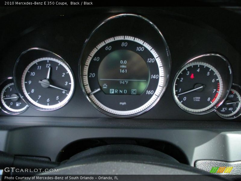 Black / Black 2010 Mercedes-Benz E 350 Coupe