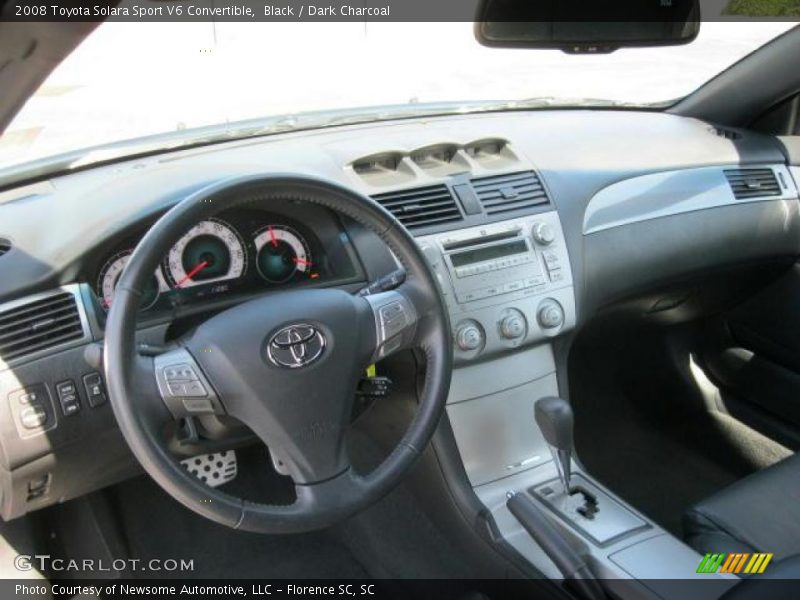 Black / Dark Charcoal 2008 Toyota Solara Sport V6 Convertible