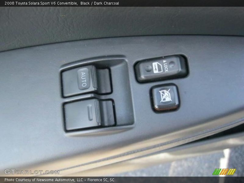 Black / Dark Charcoal 2008 Toyota Solara Sport V6 Convertible