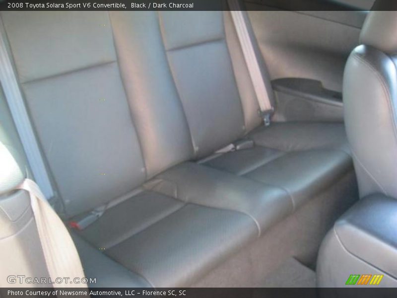 Black / Dark Charcoal 2008 Toyota Solara Sport V6 Convertible