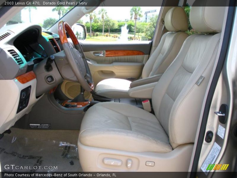 Dorado Gold Pearl / Ivory 2003 Lexus GX 470