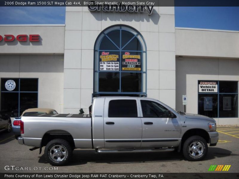 Bright Silver Metallic / Medium Slate Gray 2006 Dodge Ram 1500 SLT Mega Cab 4x4