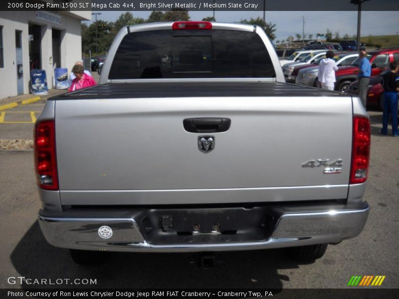 Bright Silver Metallic / Medium Slate Gray 2006 Dodge Ram 1500 SLT Mega Cab 4x4