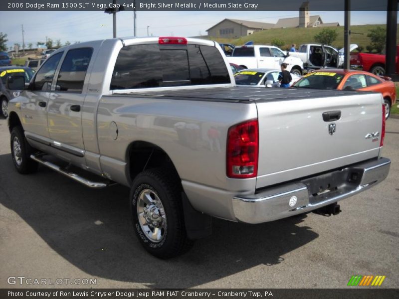 Bright Silver Metallic / Medium Slate Gray 2006 Dodge Ram 1500 SLT Mega Cab 4x4