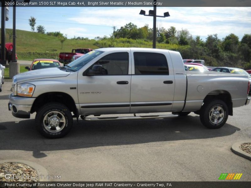 Bright Silver Metallic / Medium Slate Gray 2006 Dodge Ram 1500 SLT Mega Cab 4x4