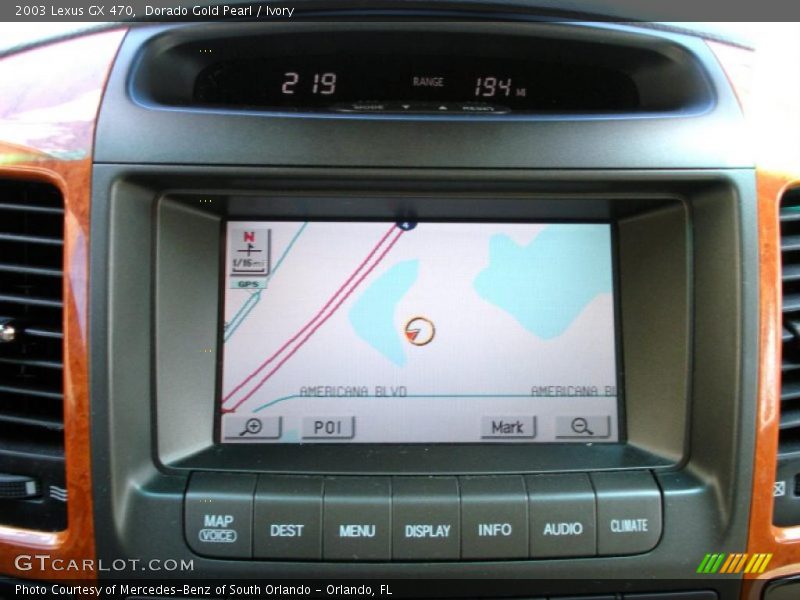 Dorado Gold Pearl / Ivory 2003 Lexus GX 470