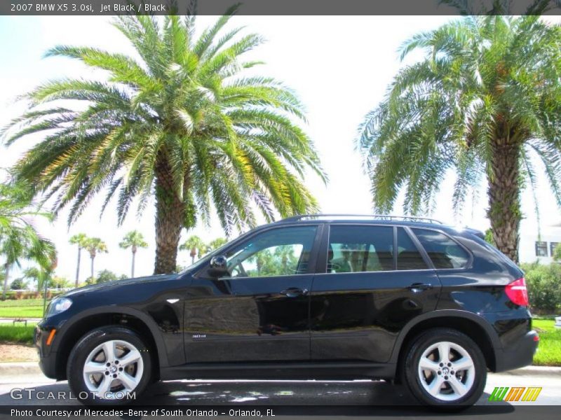 Jet Black / Black 2007 BMW X5 3.0si