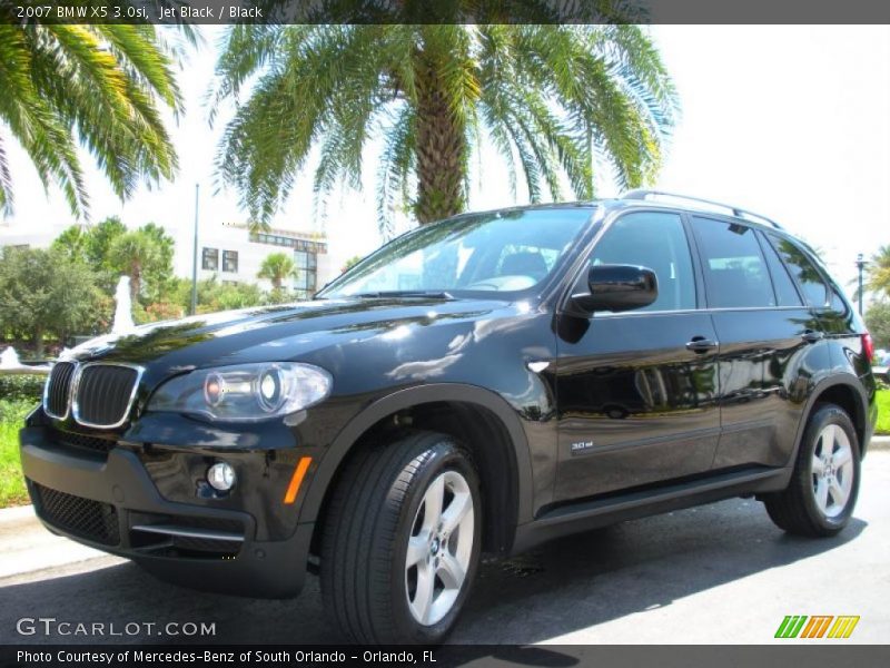 Jet Black / Black 2007 BMW X5 3.0si