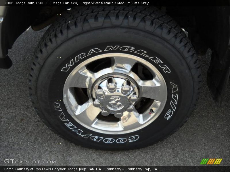 Bright Silver Metallic / Medium Slate Gray 2006 Dodge Ram 1500 SLT Mega Cab 4x4