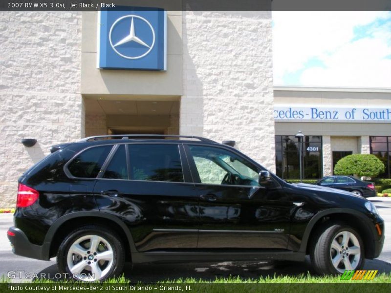 Jet Black / Black 2007 BMW X5 3.0si