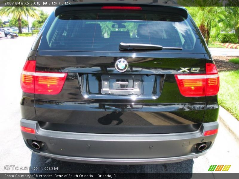 Jet Black / Black 2007 BMW X5 3.0si