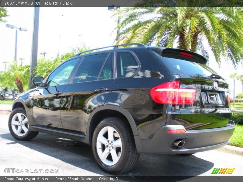 Jet Black / Black 2007 BMW X5 3.0si