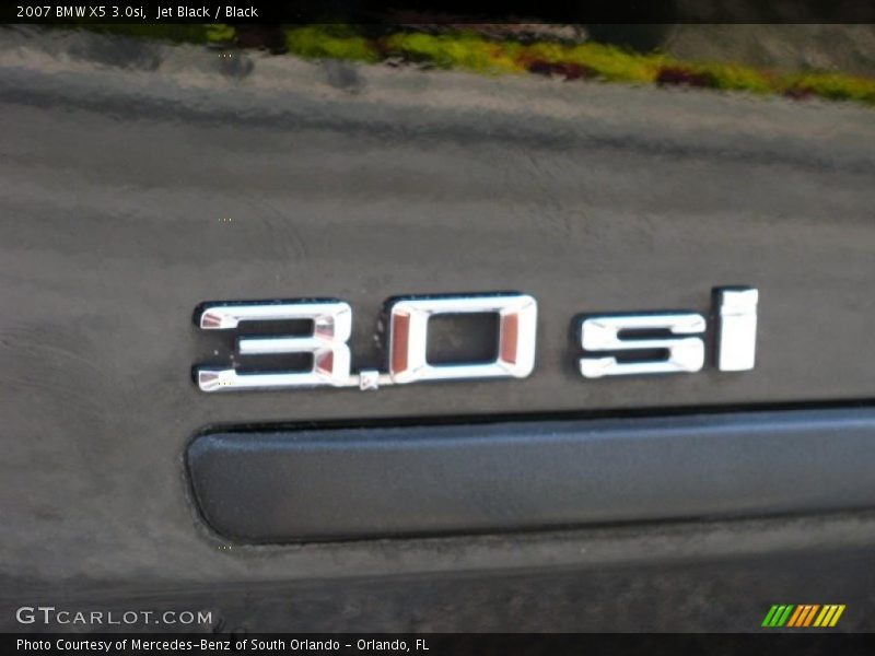 Jet Black / Black 2007 BMW X5 3.0si