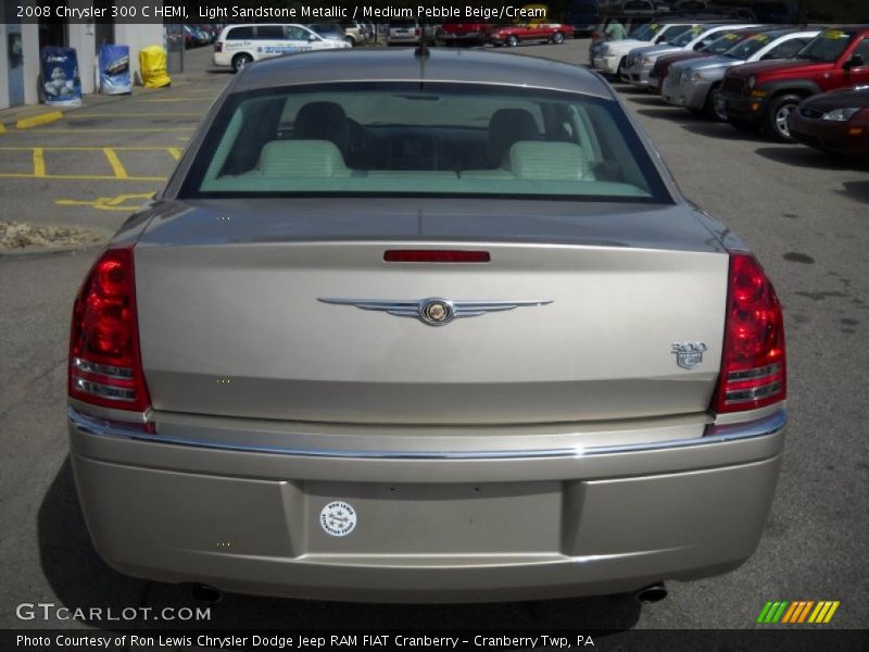 Light Sandstone Metallic / Medium Pebble Beige/Cream 2008 Chrysler 300 C HEMI