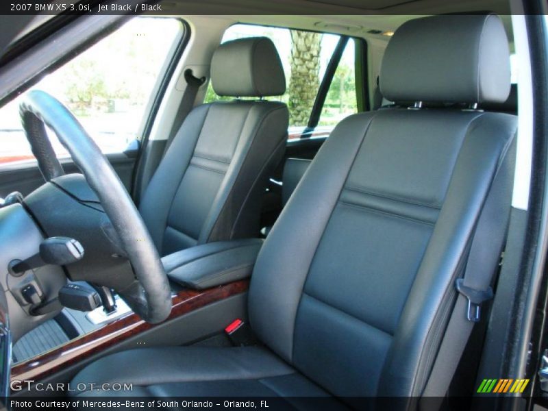 Jet Black / Black 2007 BMW X5 3.0si