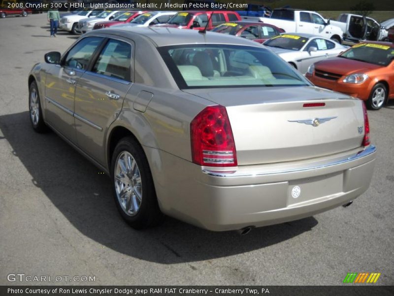 Light Sandstone Metallic / Medium Pebble Beige/Cream 2008 Chrysler 300 C HEMI