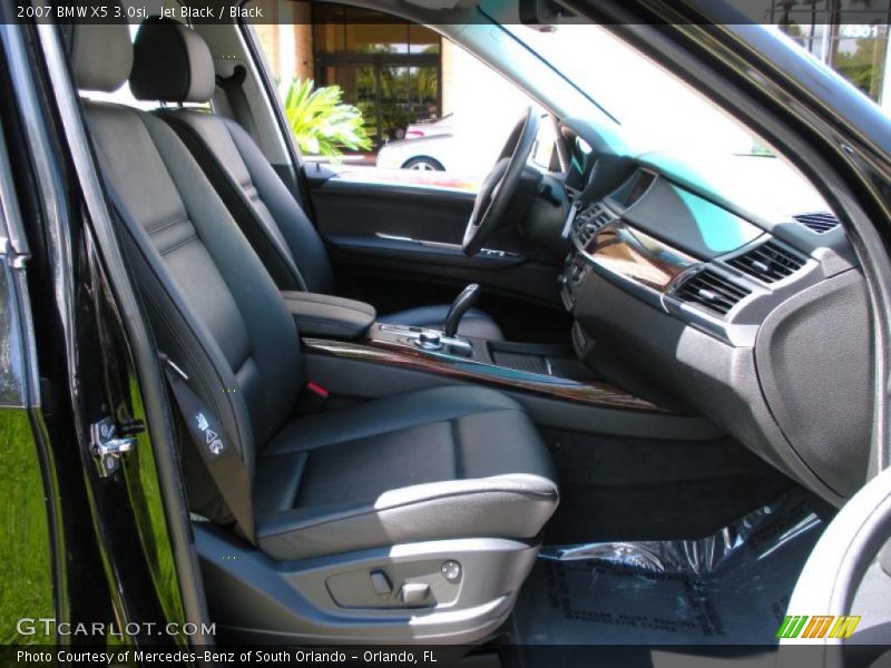 Jet Black / Black 2007 BMW X5 3.0si