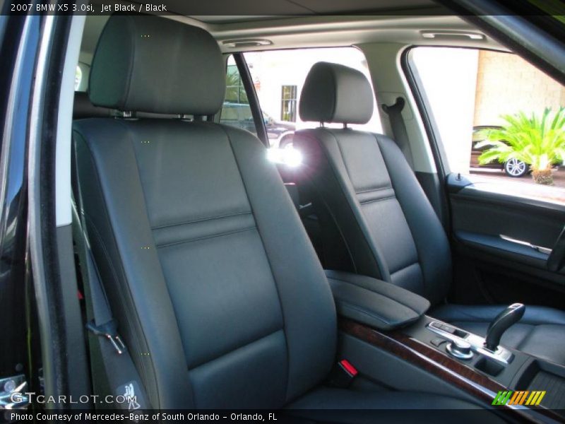 Jet Black / Black 2007 BMW X5 3.0si