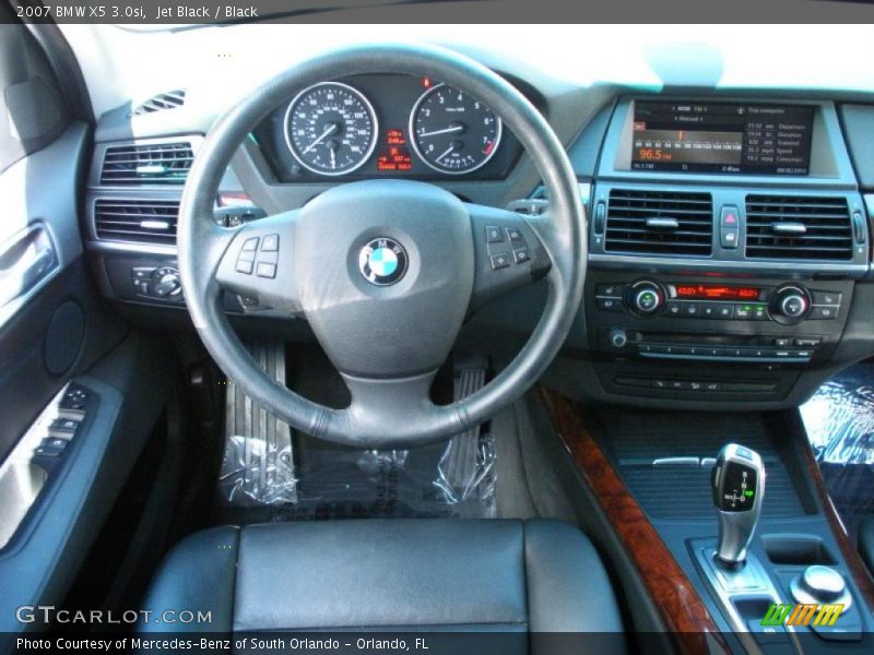 Jet Black / Black 2007 BMW X5 3.0si