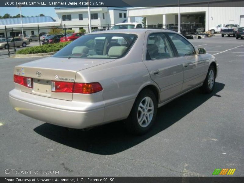 Cashmere Beige Metallic / Gray 2000 Toyota Camry LE