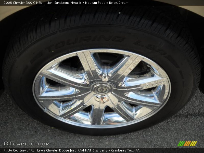Light Sandstone Metallic / Medium Pebble Beige/Cream 2008 Chrysler 300 C HEMI
