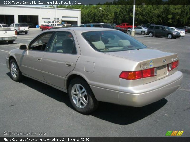 Cashmere Beige Metallic / Gray 2000 Toyota Camry LE