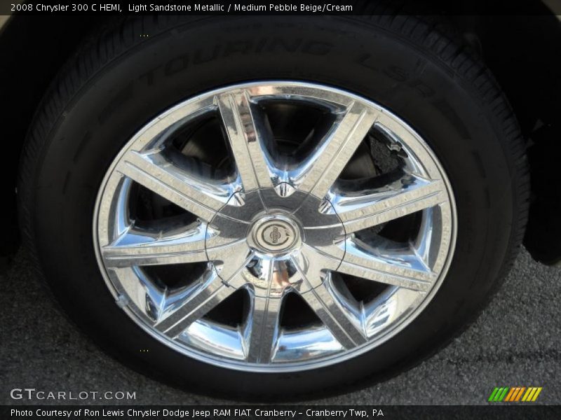 Light Sandstone Metallic / Medium Pebble Beige/Cream 2008 Chrysler 300 C HEMI
