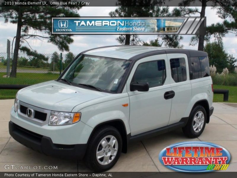 Omni Blue Pearl / Gray 2010 Honda Element LX