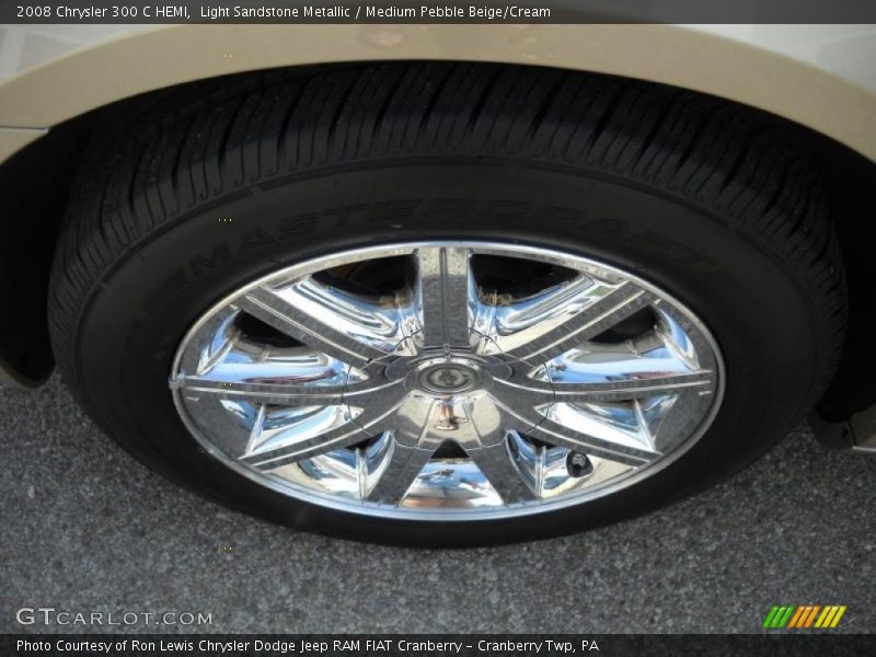 Light Sandstone Metallic / Medium Pebble Beige/Cream 2008 Chrysler 300 C HEMI