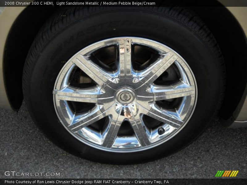 Light Sandstone Metallic / Medium Pebble Beige/Cream 2008 Chrysler 300 C HEMI