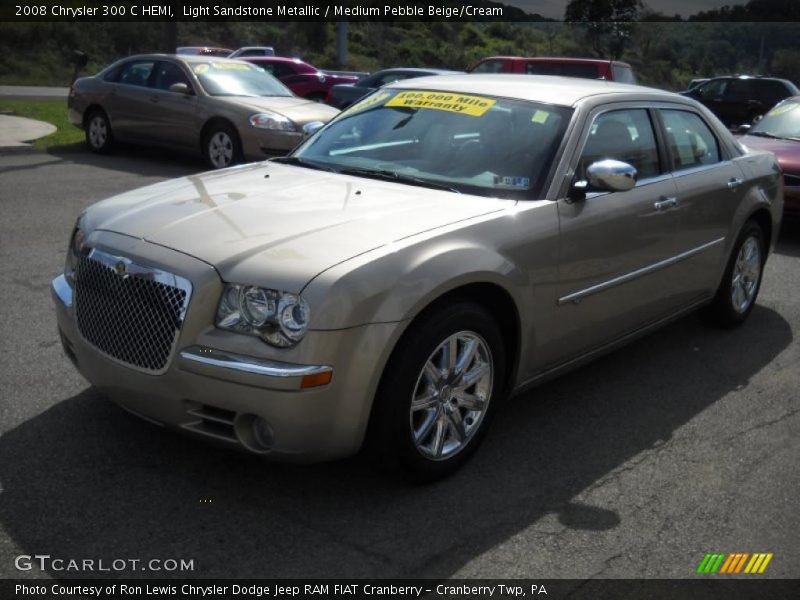 Light Sandstone Metallic / Medium Pebble Beige/Cream 2008 Chrysler 300 C HEMI